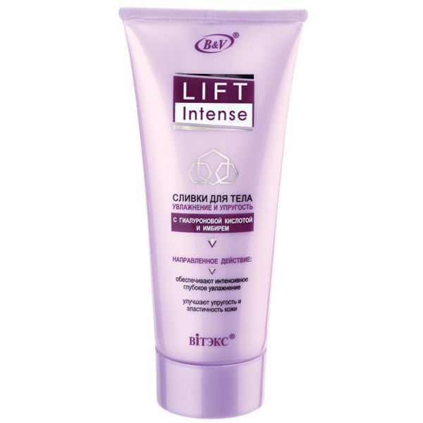 Vitex LIFT INTENSE Moisturizing and Firming Body Cream with Hyaluronic Acid and Ginger 200ml